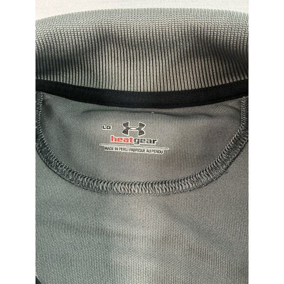Under Armour Team Canada Hockey Long Sleeve Polo Mens Large Gray Embroidered - Picture 2 of 10